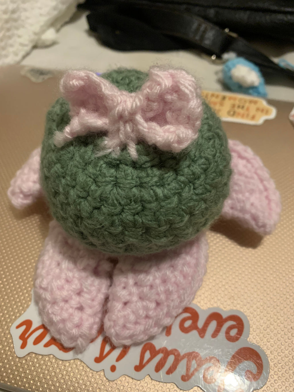 Finish with a bow Turtle